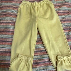 GAP Yellow Women’s Fleece Joggers